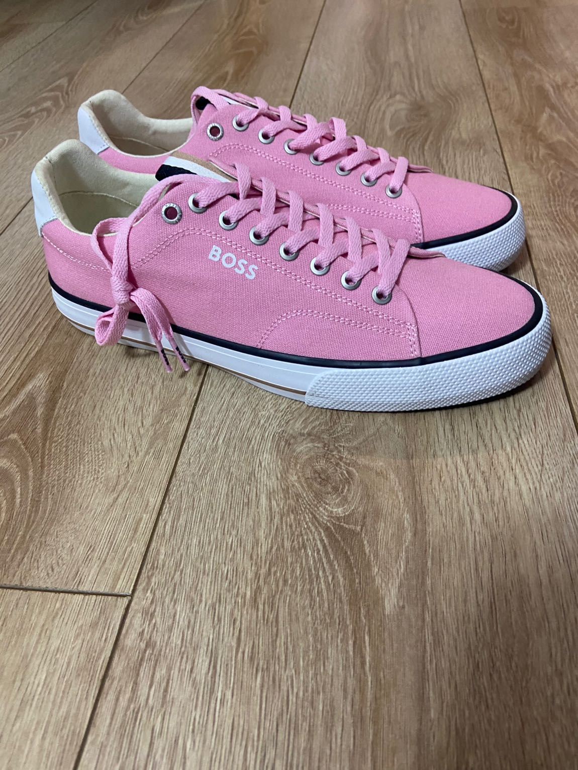 Sıfır Erkek Hugo Boss Pembe Sneaker — görsel 3/3
