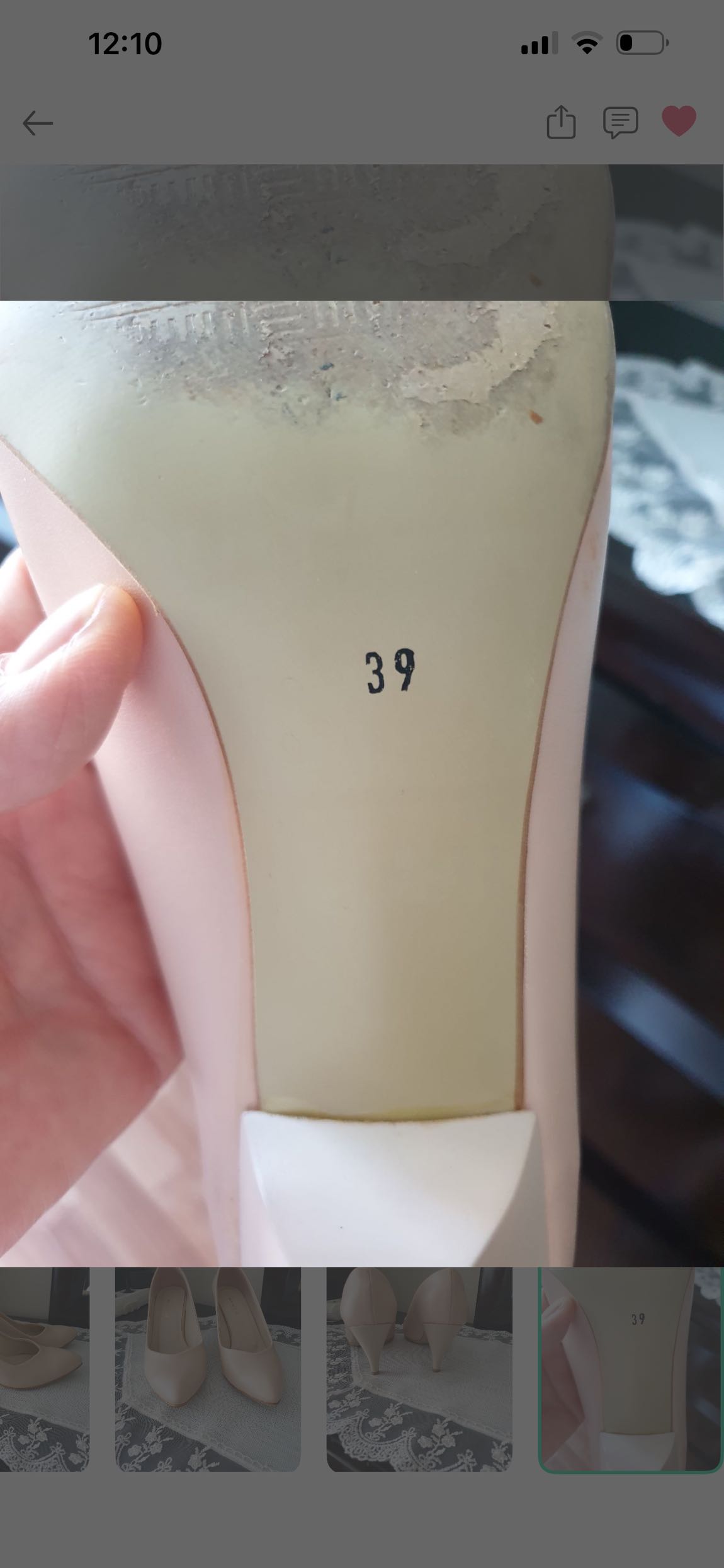 Bej El Çantası ve Stiletto Seti — görsel 5/5