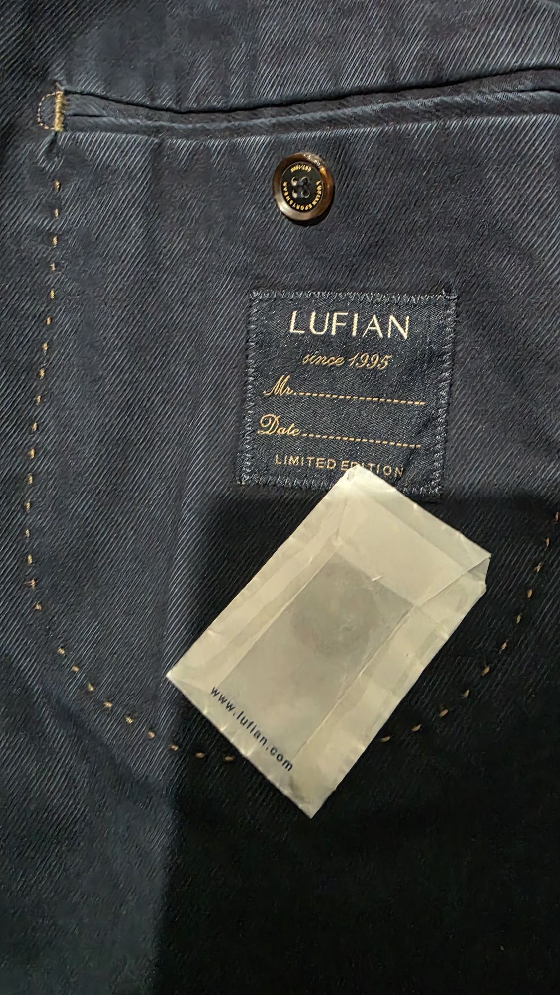 Lufian Lacivert Blazer Kot Ceket — görsel 9/9