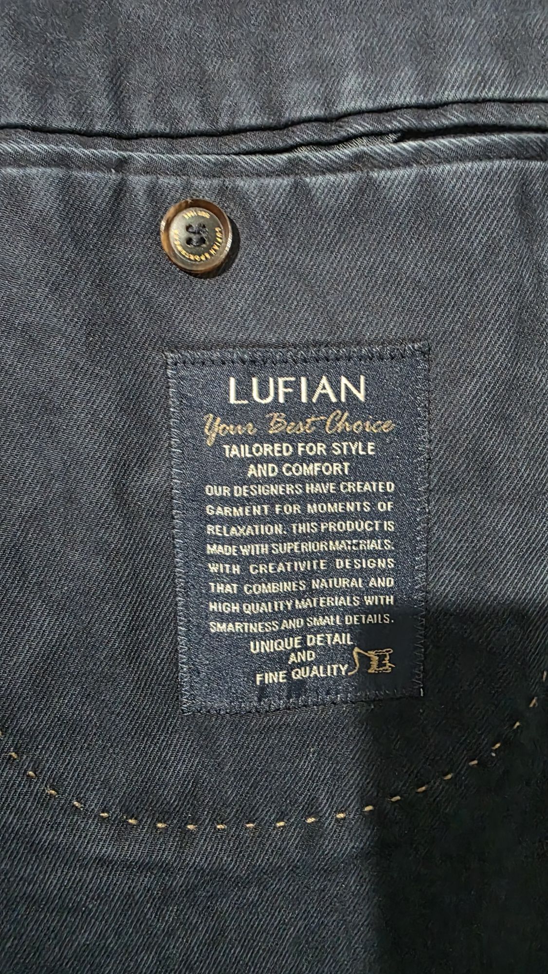 Lufian Lacivert Blazer Kot Ceket — görsel 6/9