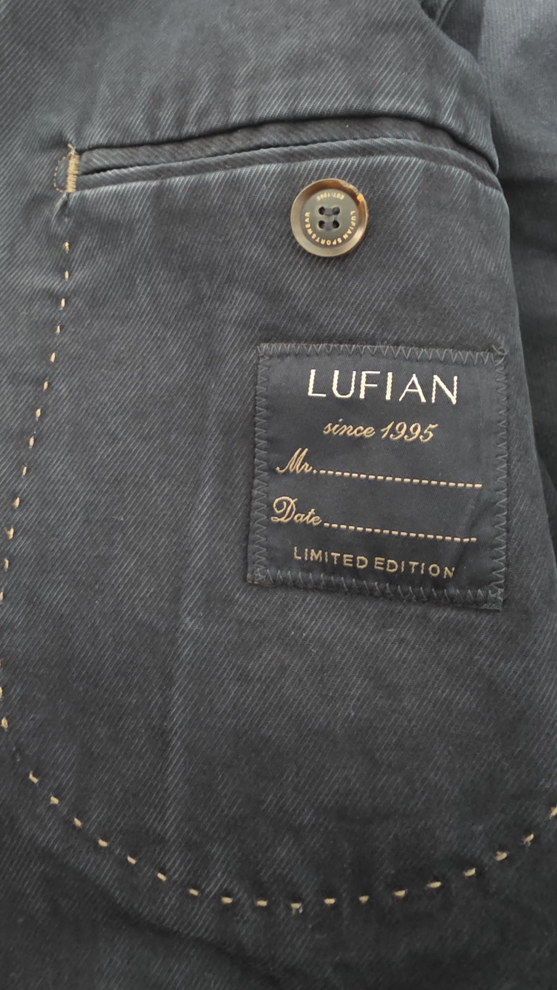 Lufian Lacivert Blazer Kot Ceket — görsel 7/9
