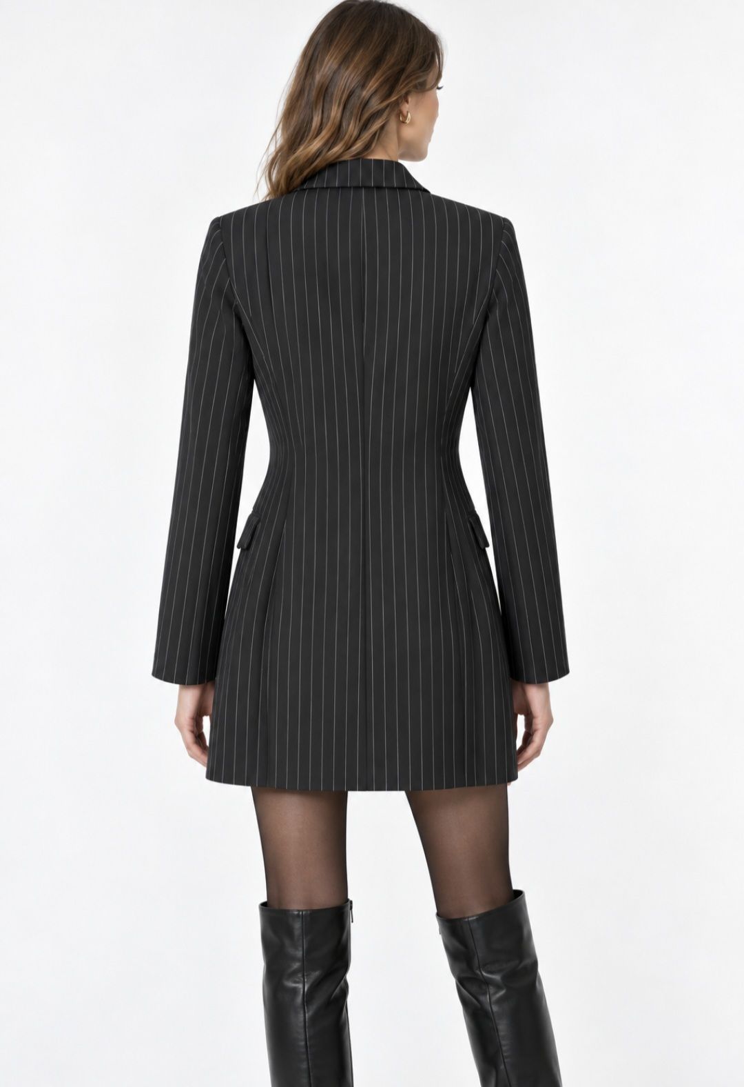 Stradivarius Çizgili Blazer Elbise — görsel 2/6
