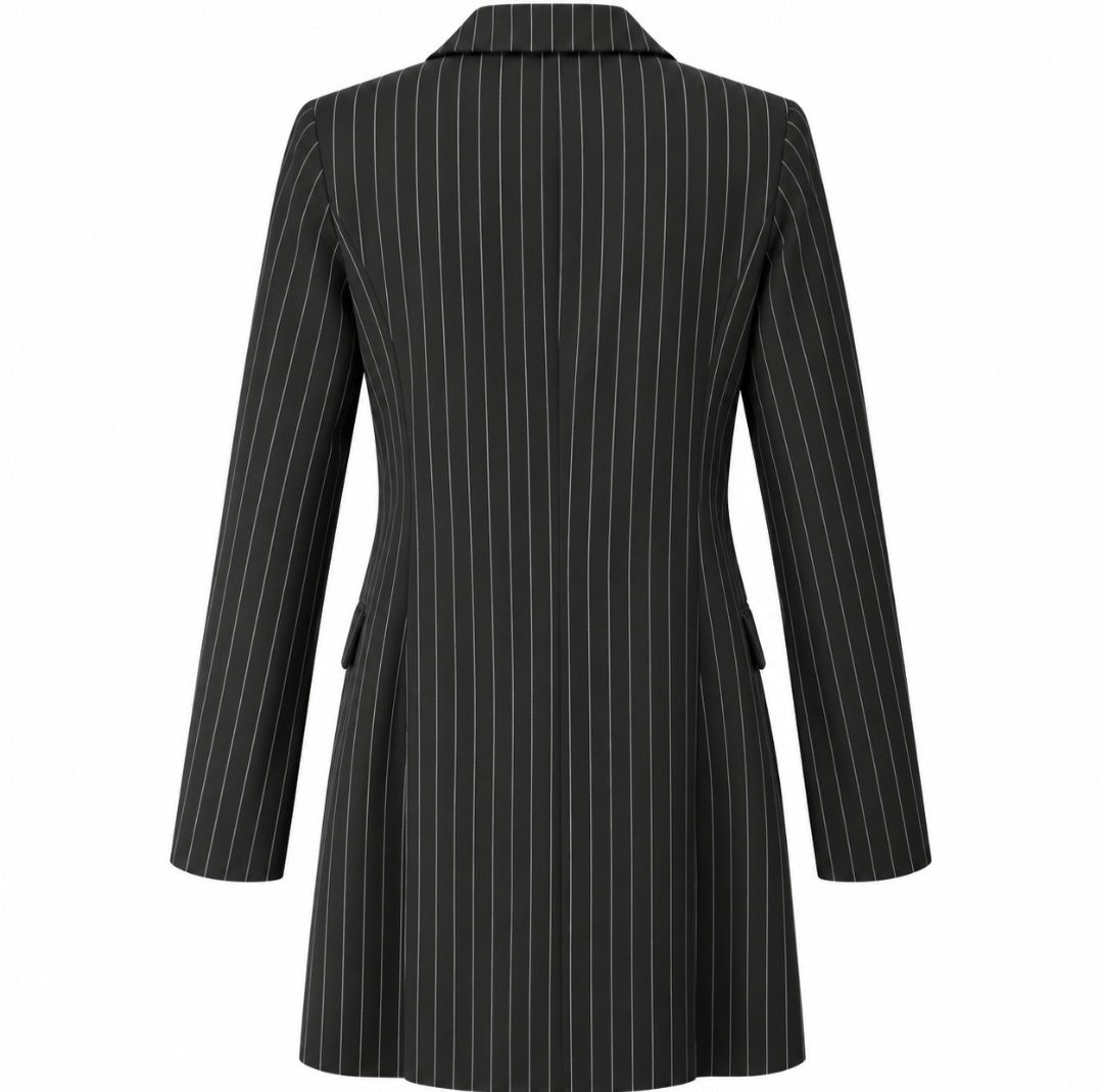 Stradivarius Çizgili Blazer Elbise — görsel 4/6