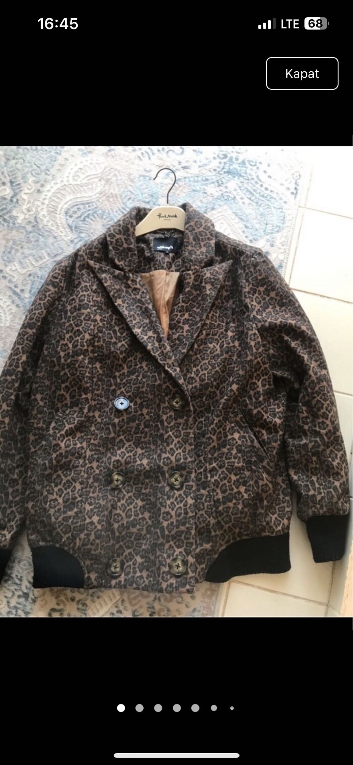 Leopar ceket — görsel 2/8