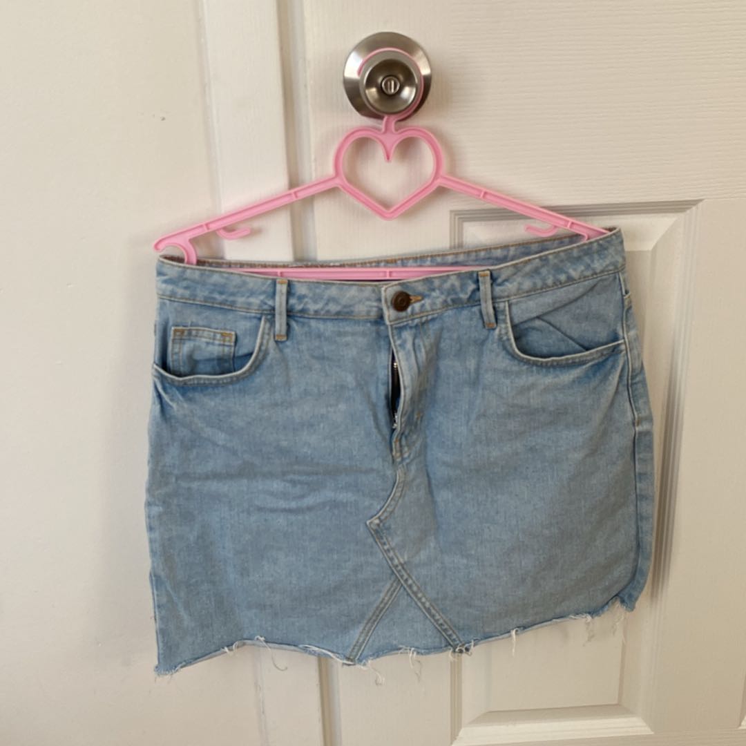 kot etek mini y2k jean vintage — görsel 2/3