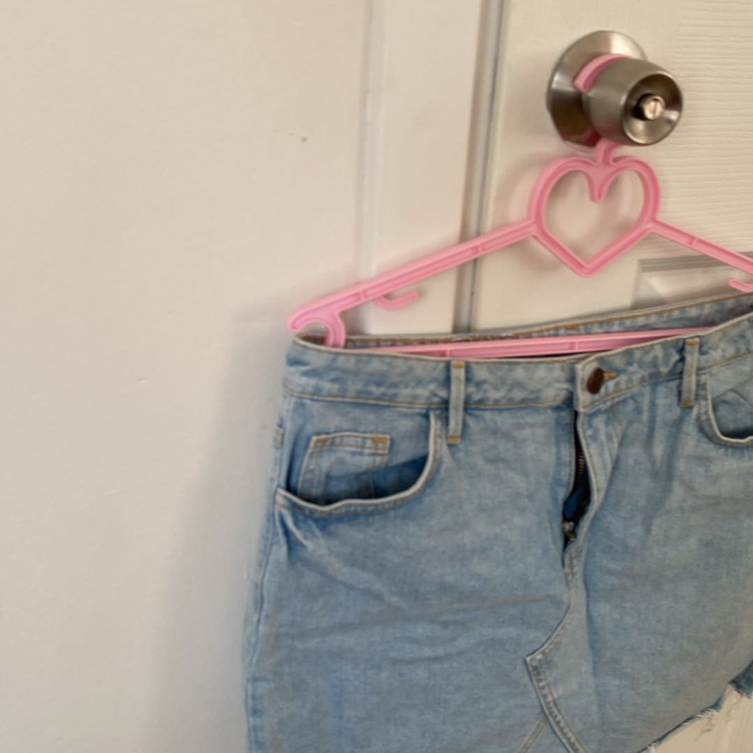 kot etek mini y2k jean vintage — görsel 3/3