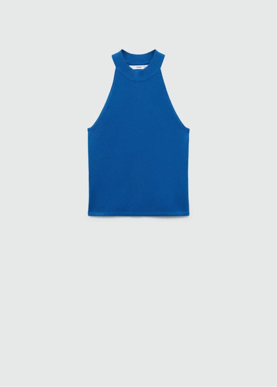 Mango halter neck fitted top — görsel 2/5
