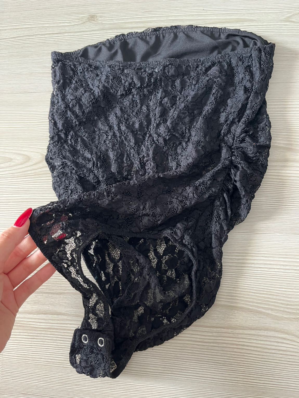 Siyah Dantelli Body ve Jeans — görsel 6/6