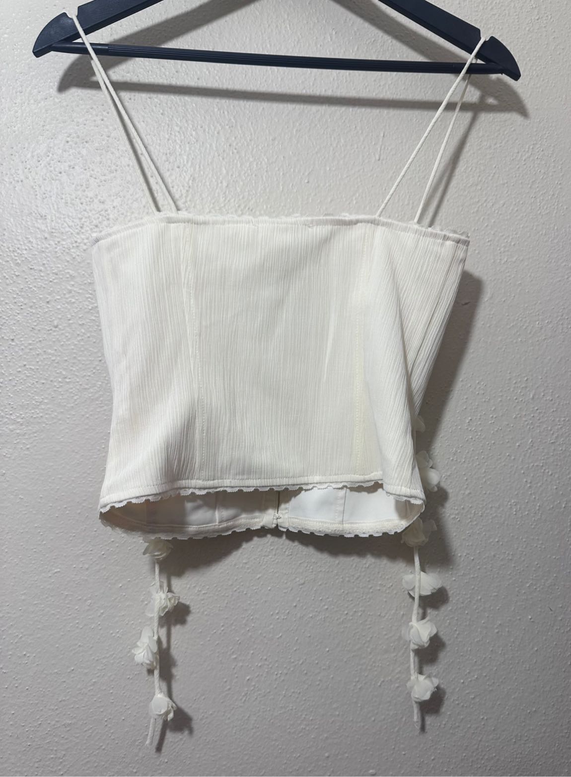 Zara Beyaz Çiçekli Büstiyer — görsel 4/4