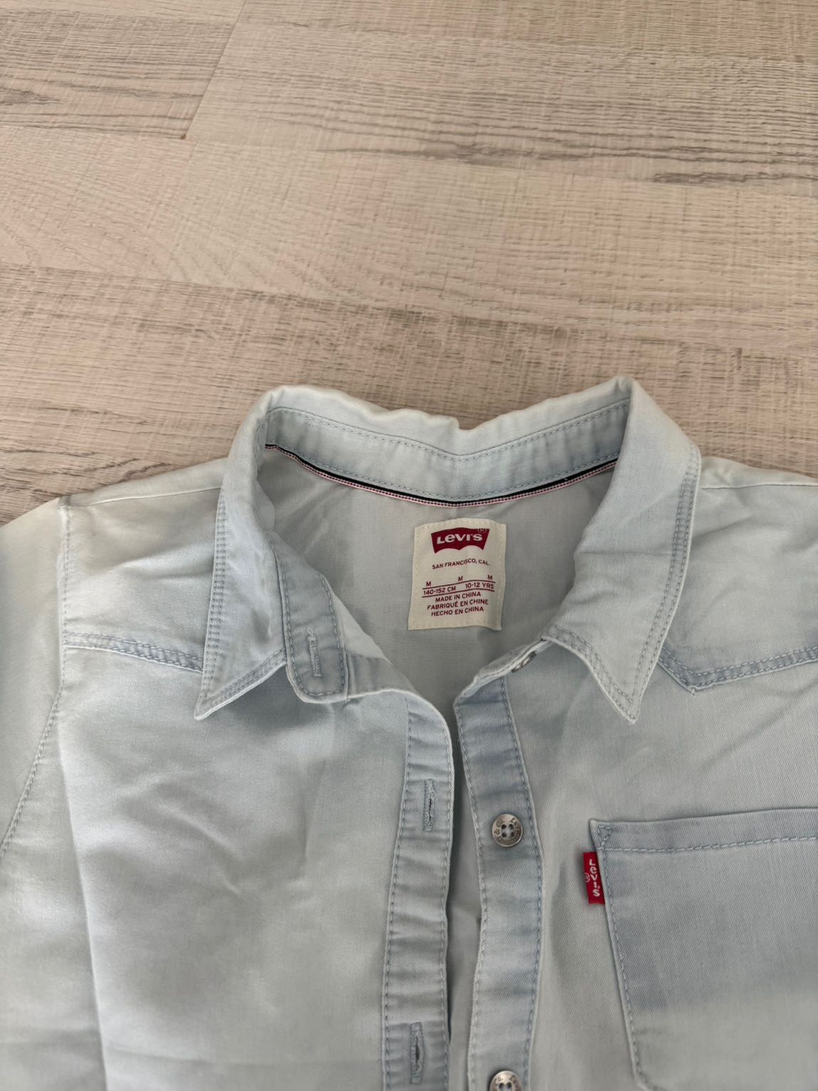 Levis kız çocuk ince kot elbise — görsel 2/3
