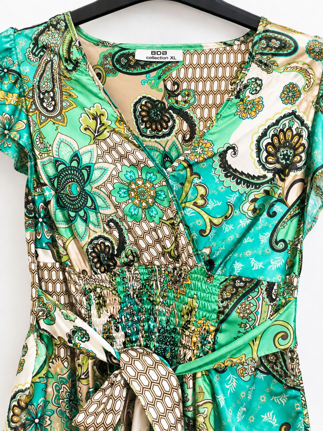 BDA Collection XL desenli,kuşaklı elbise — görsel 5/5
