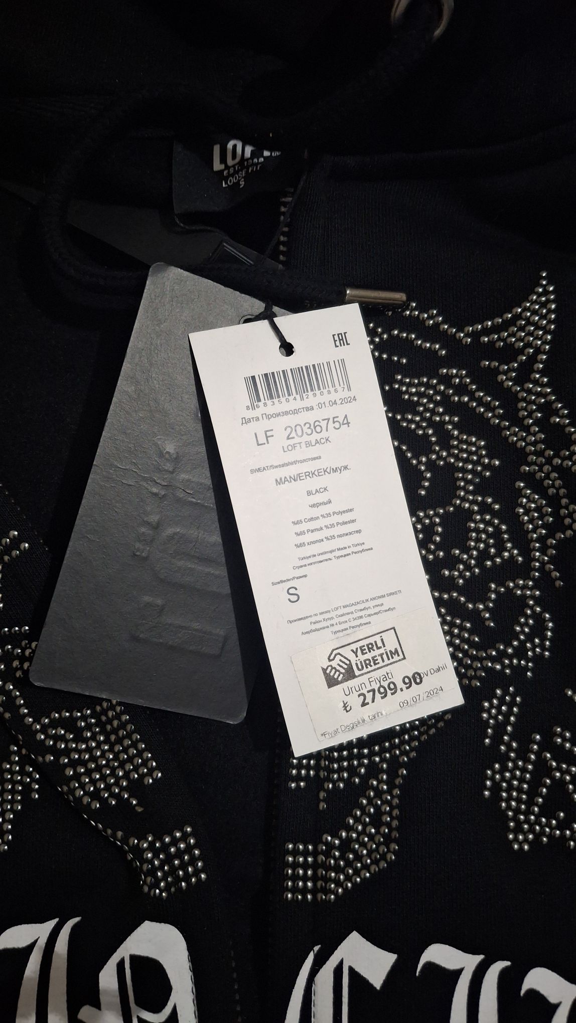 Loft pullu fermuarlı sweatshirt — görsel 4/5