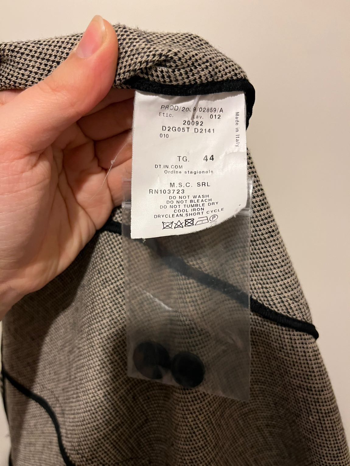EMPORİO ARMANİ CEKET ETEK TAKIM — görsel 3/8