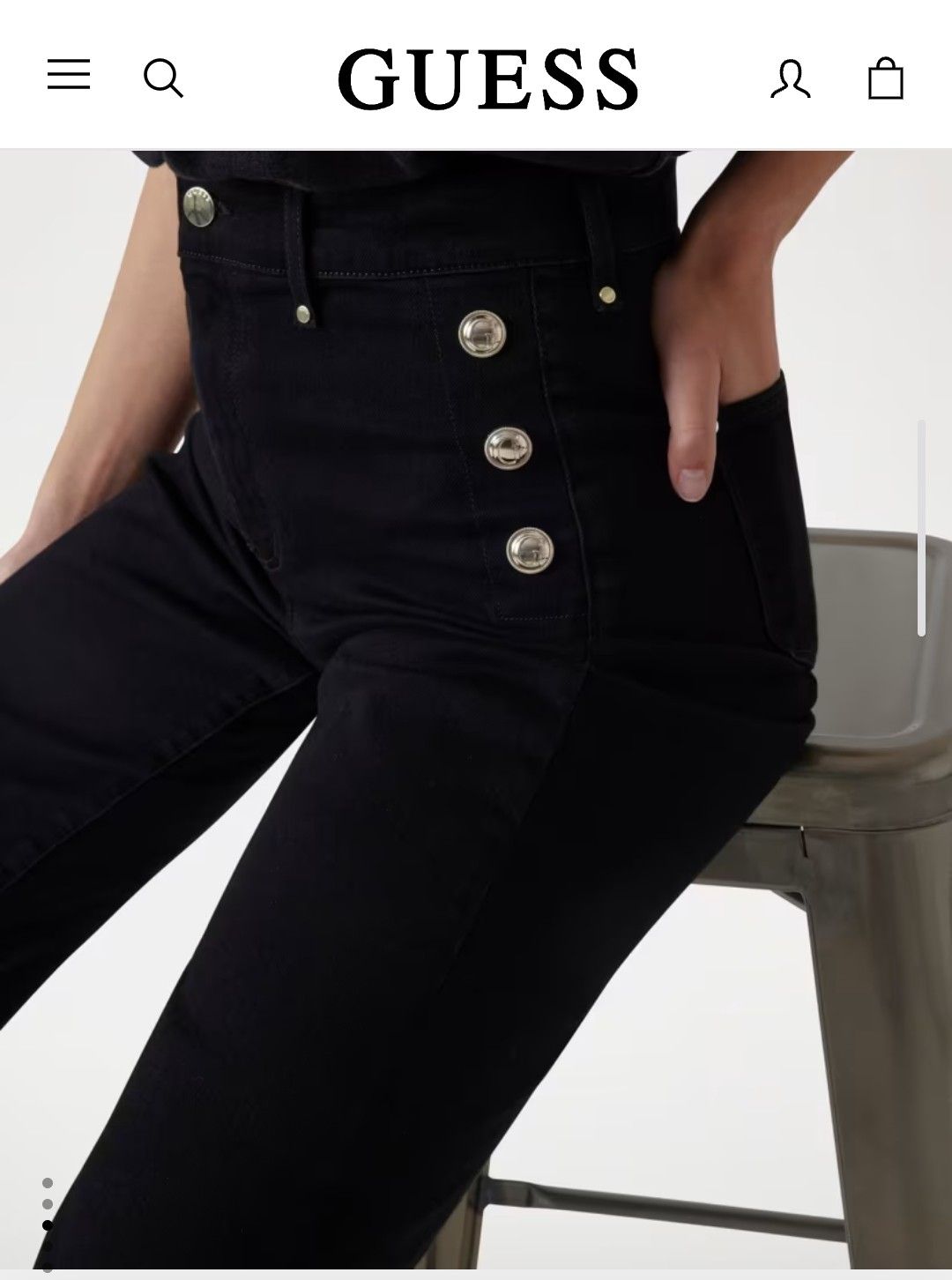 Orjinal Guess Siyah Palazzo Jean — görsel 2/7