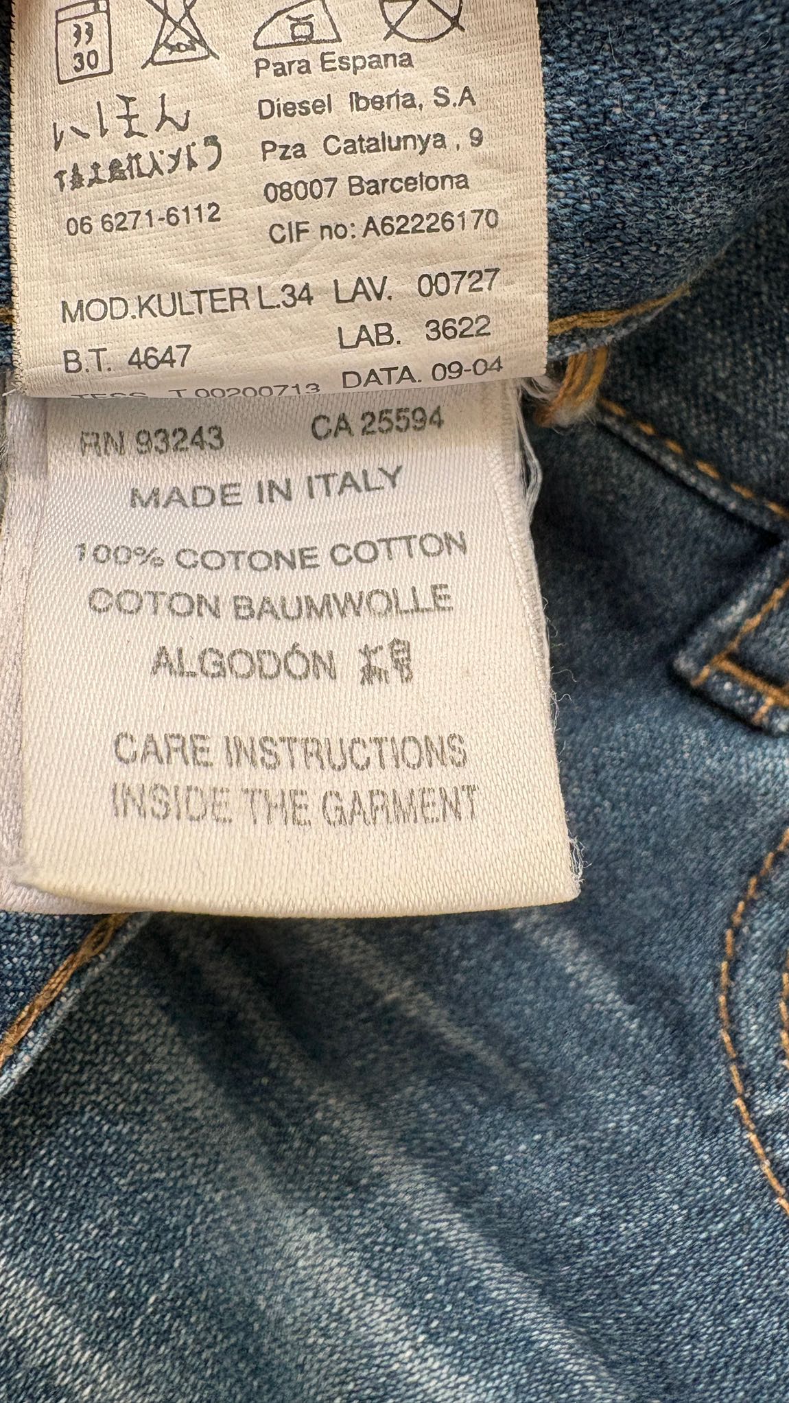 Diesel Jean Pantolon — görsel 12/12