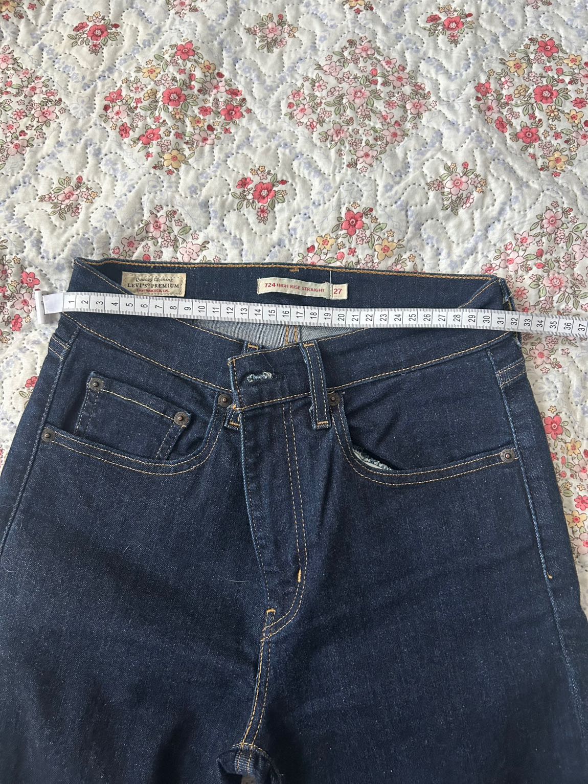 Levi's 724 Lacivert Jean Pantolon — görsel 6/7