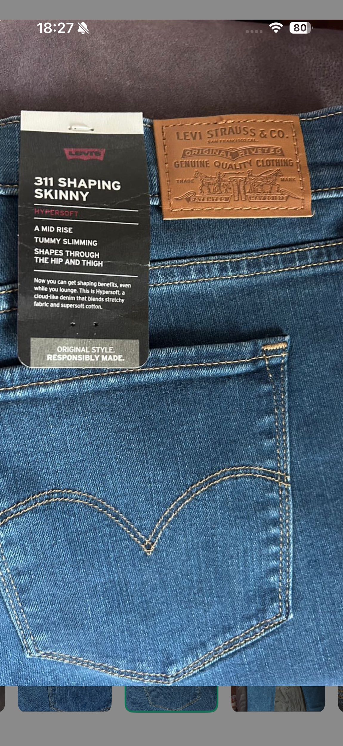 Levi's Premium Kot pantolon — görsel 4/6