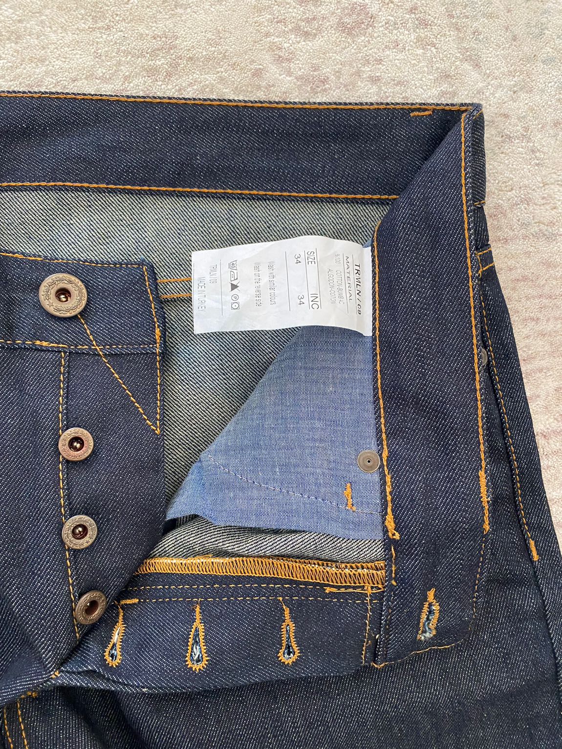 Selvedge jean pantolon — görsel 4/7