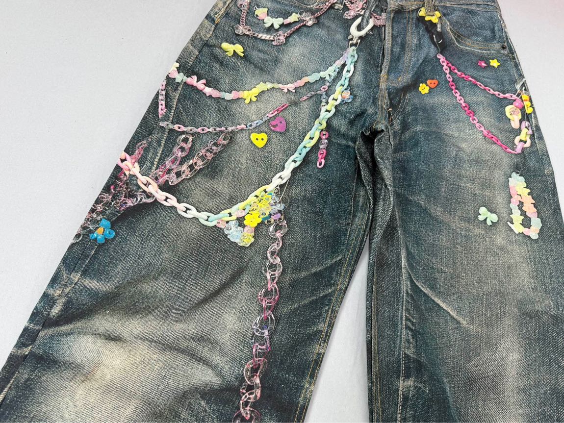 Acne Studios Zincirli Jean — görsel 9/13