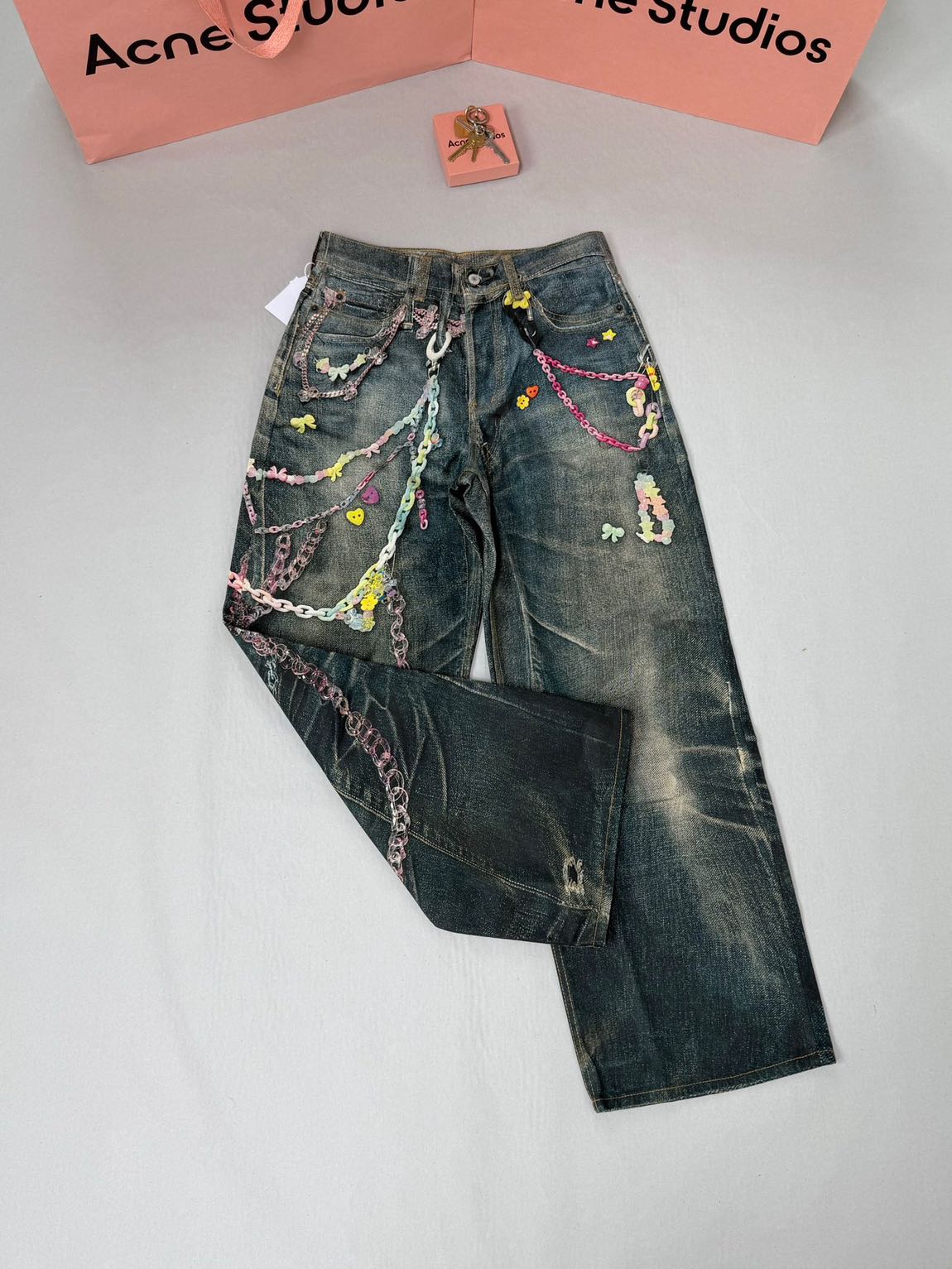 Acne Studios Zincirli Jean — görsel 3/13
