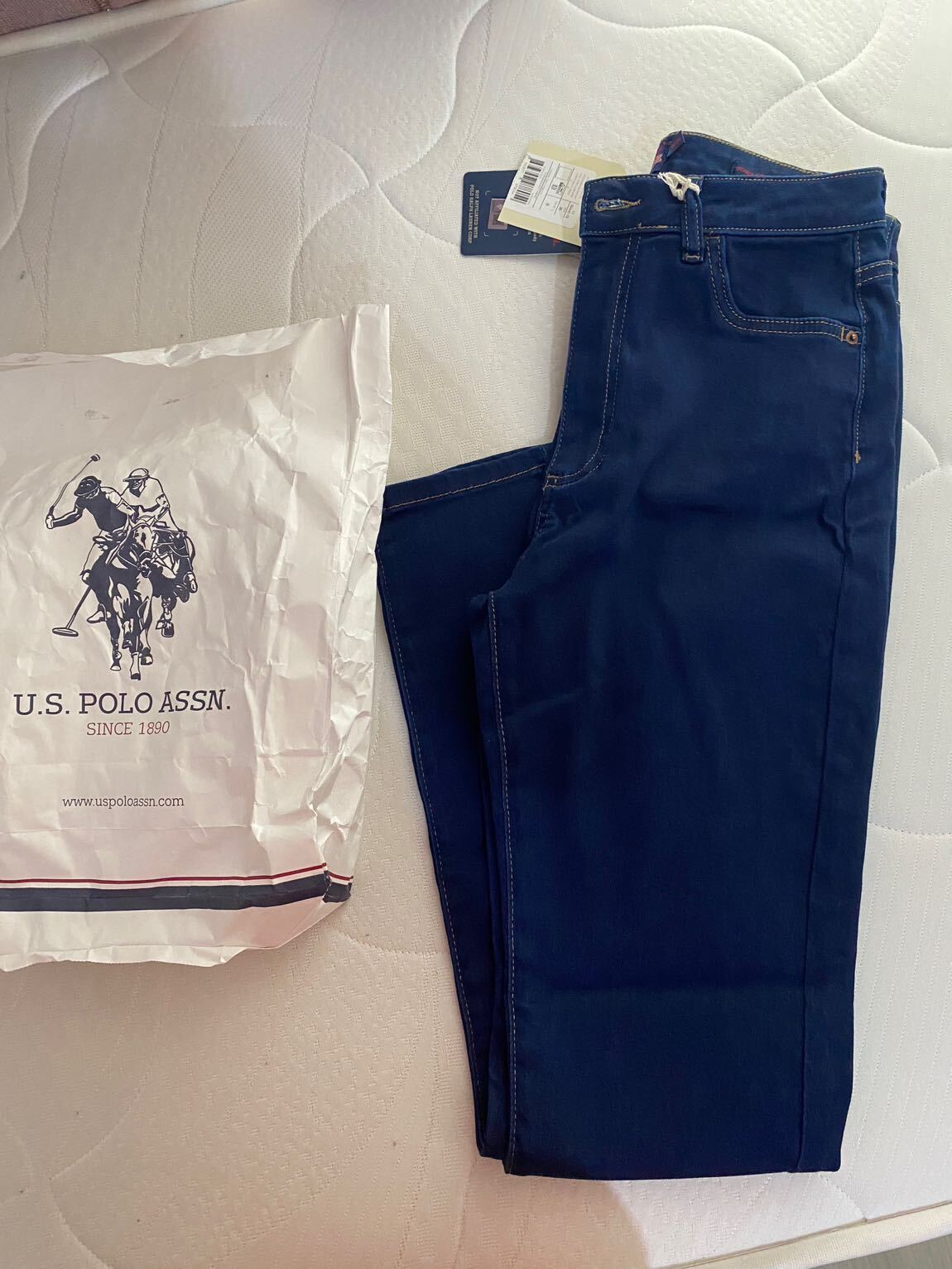 U.S. Polo Assn. Lacivert Kot Pantolon — görsel 3/5