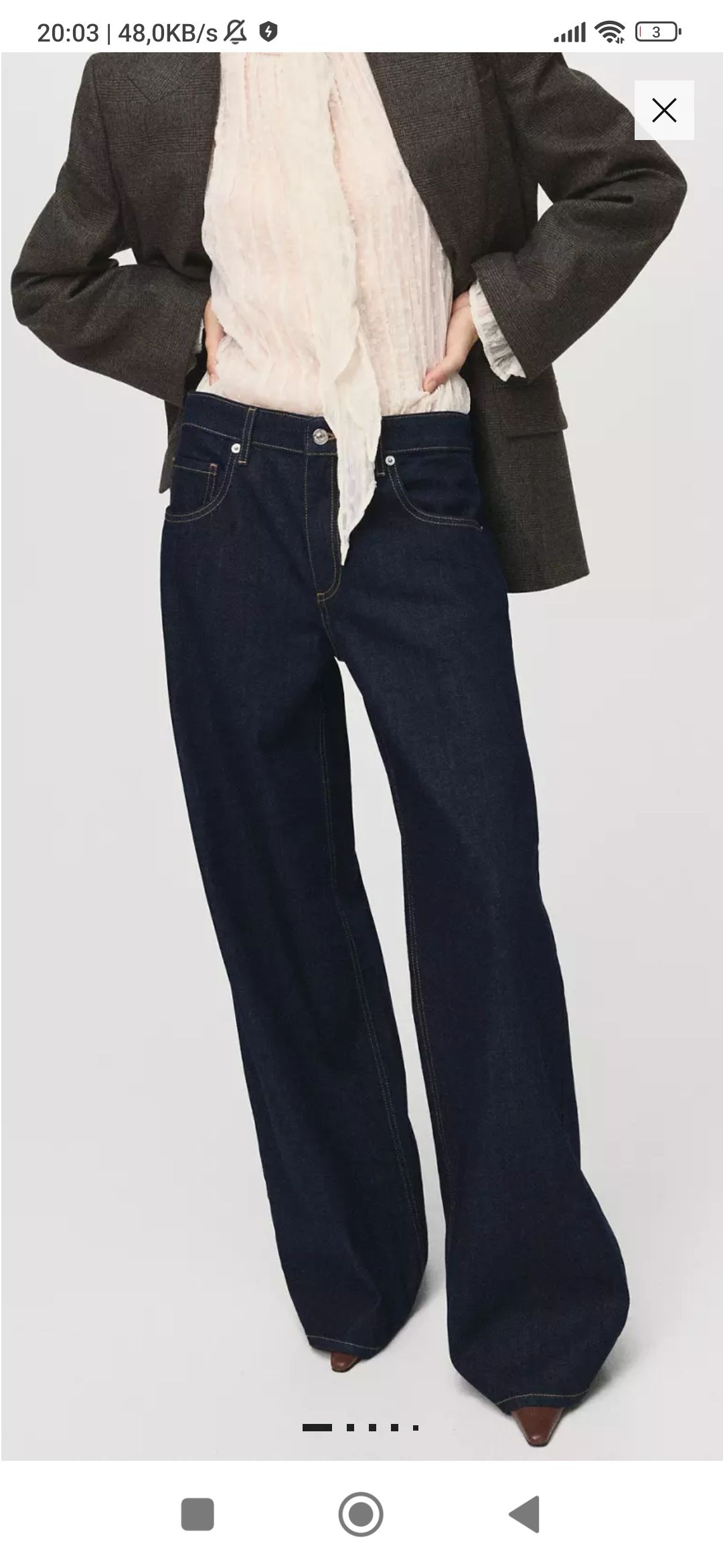 wideleg jean — görsel 2/9