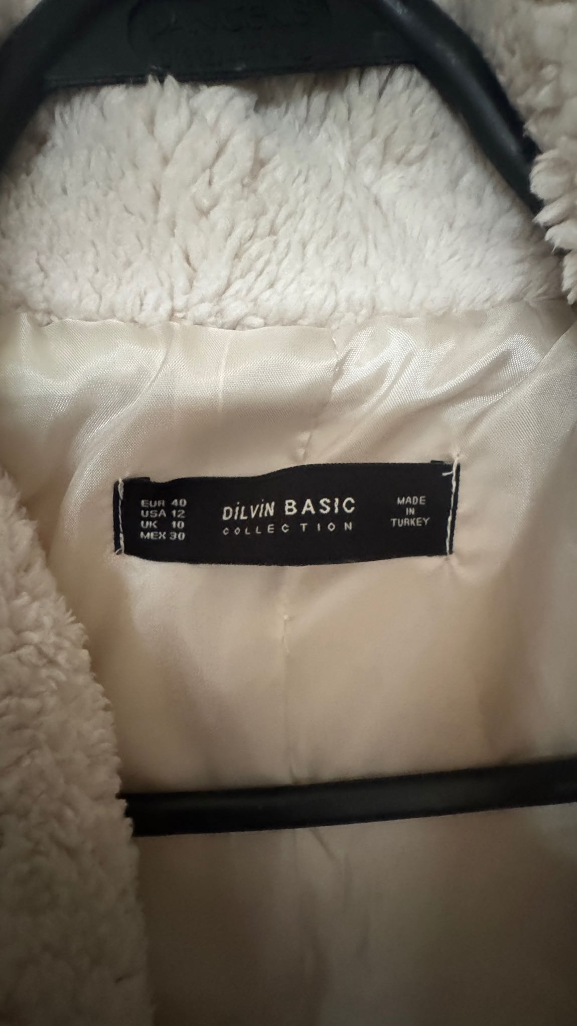 Peluş astarlı uzun palto — görsel 2/5