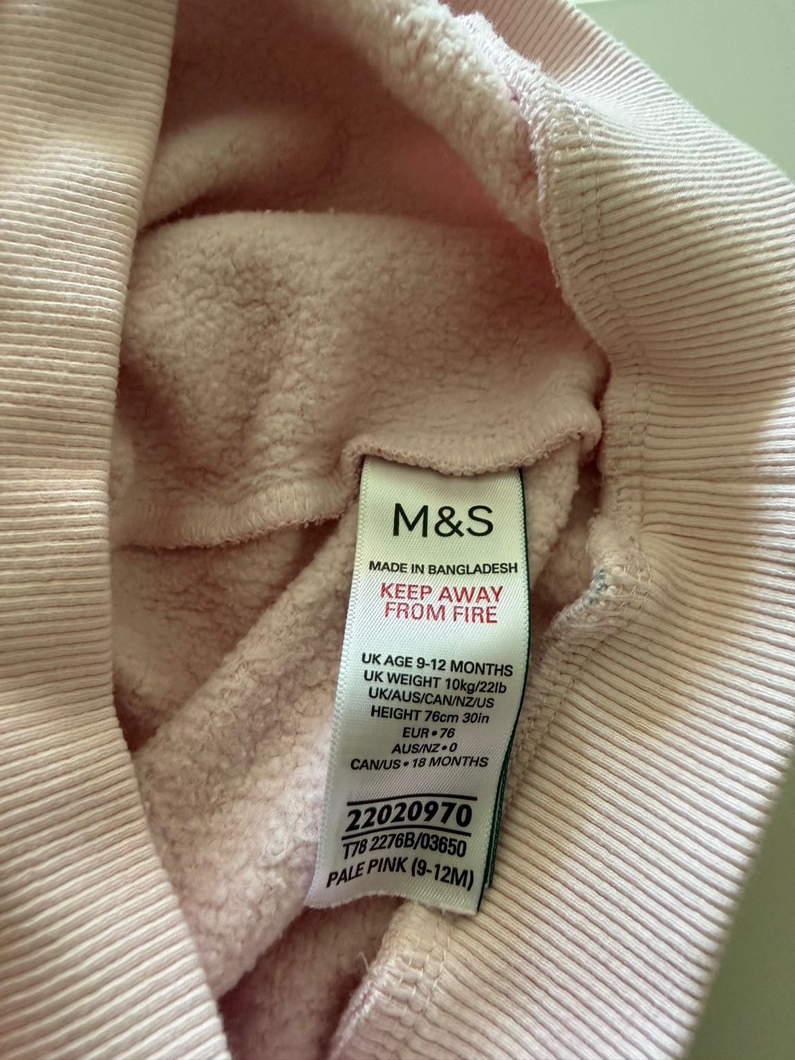 Marks and spencer kız bebek kazak — görsel 5/5