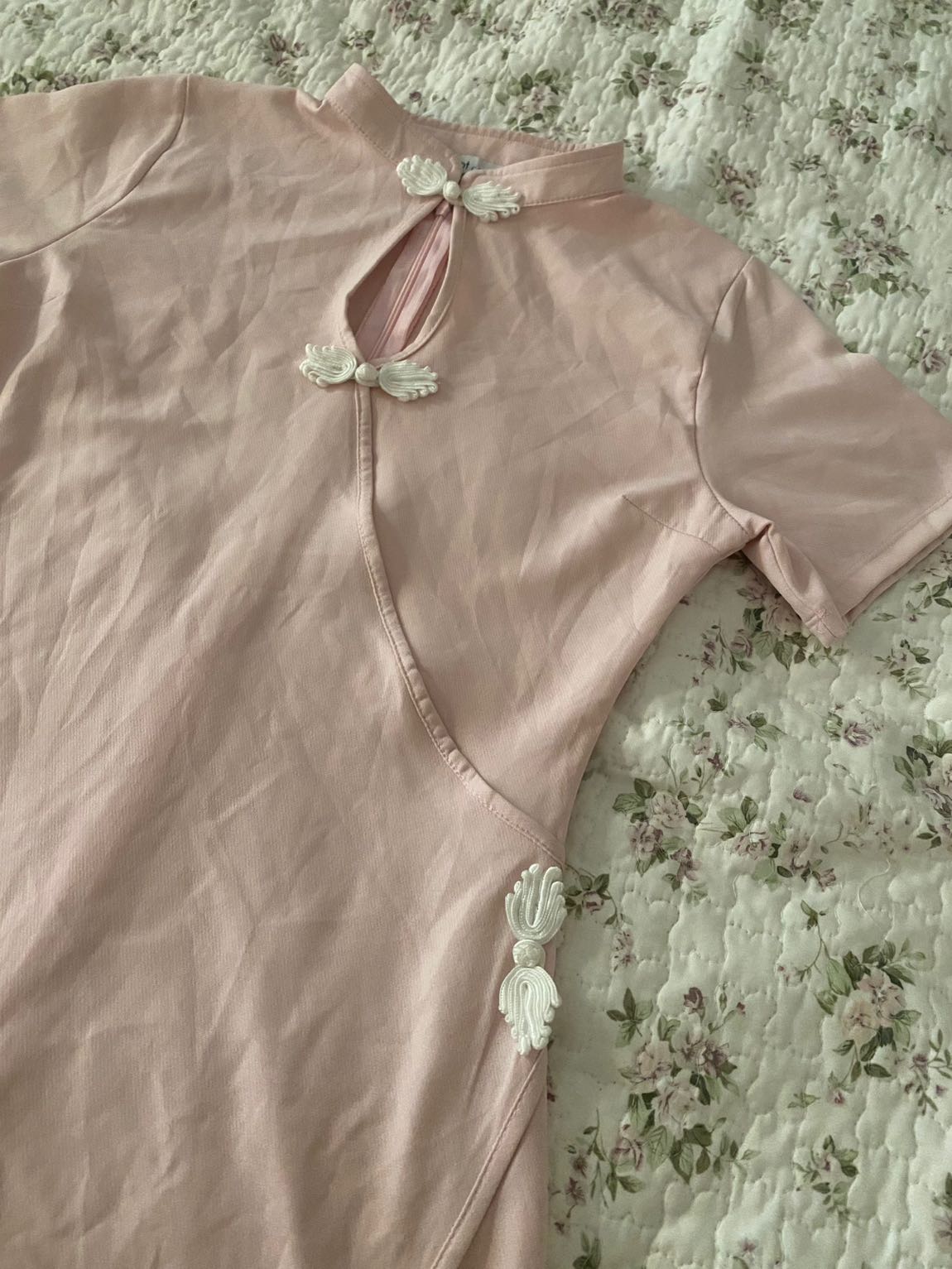 Pembe Qipao Elbise Geleneksel Çin Melek — görsel 3/8