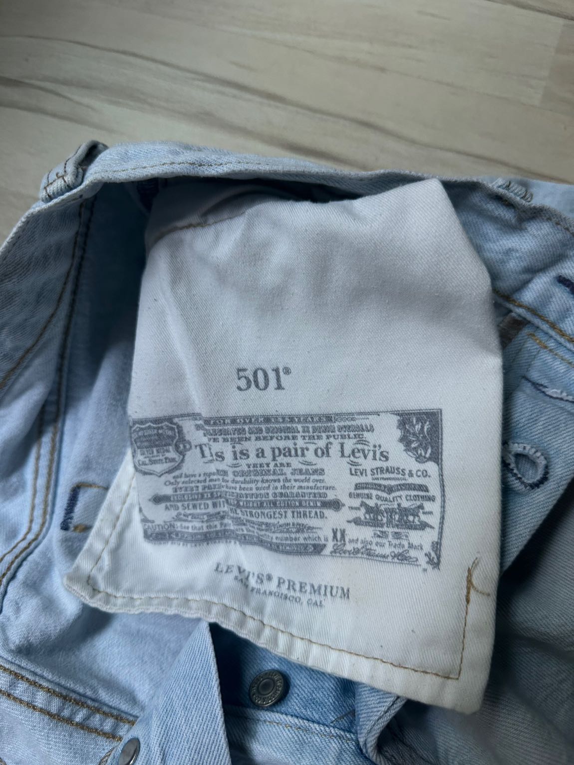 Levi's 501 Kot Pantolon — görsel 5/5