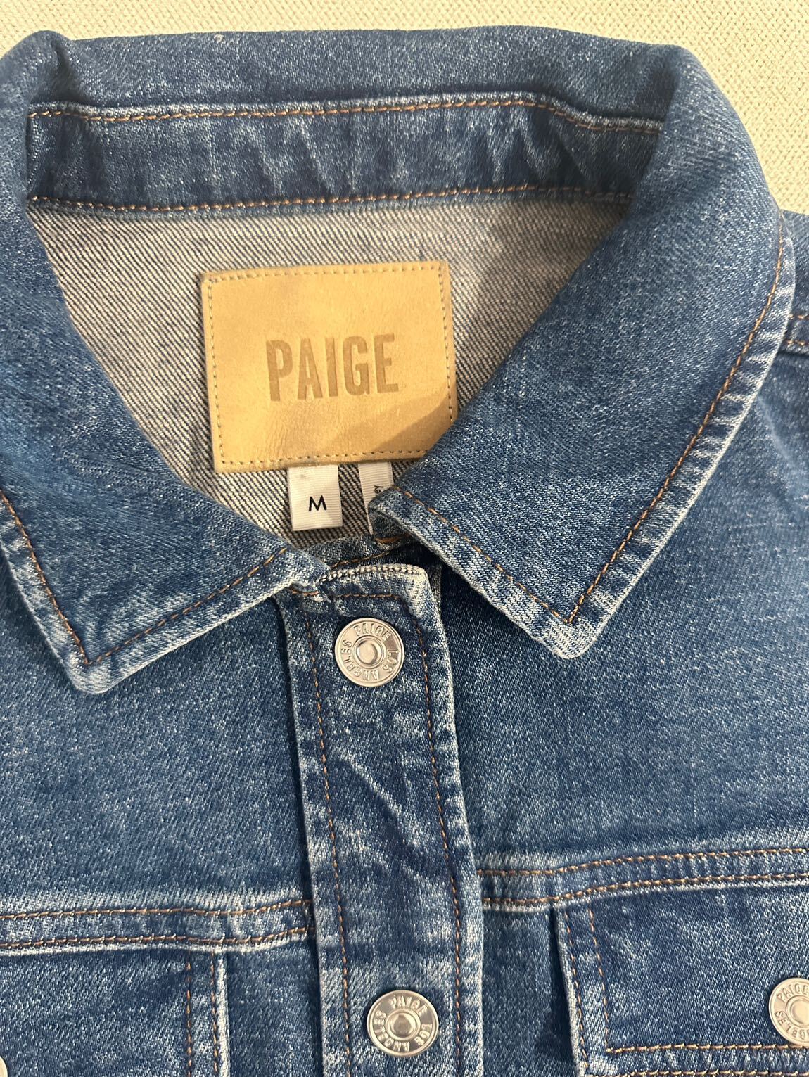 PAIGE Denim ceket Gömlek — görsel 7/11