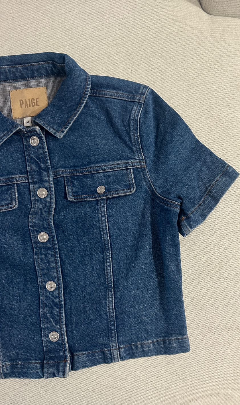 PAIGE Denim ceket Gömlek — görsel 8/11