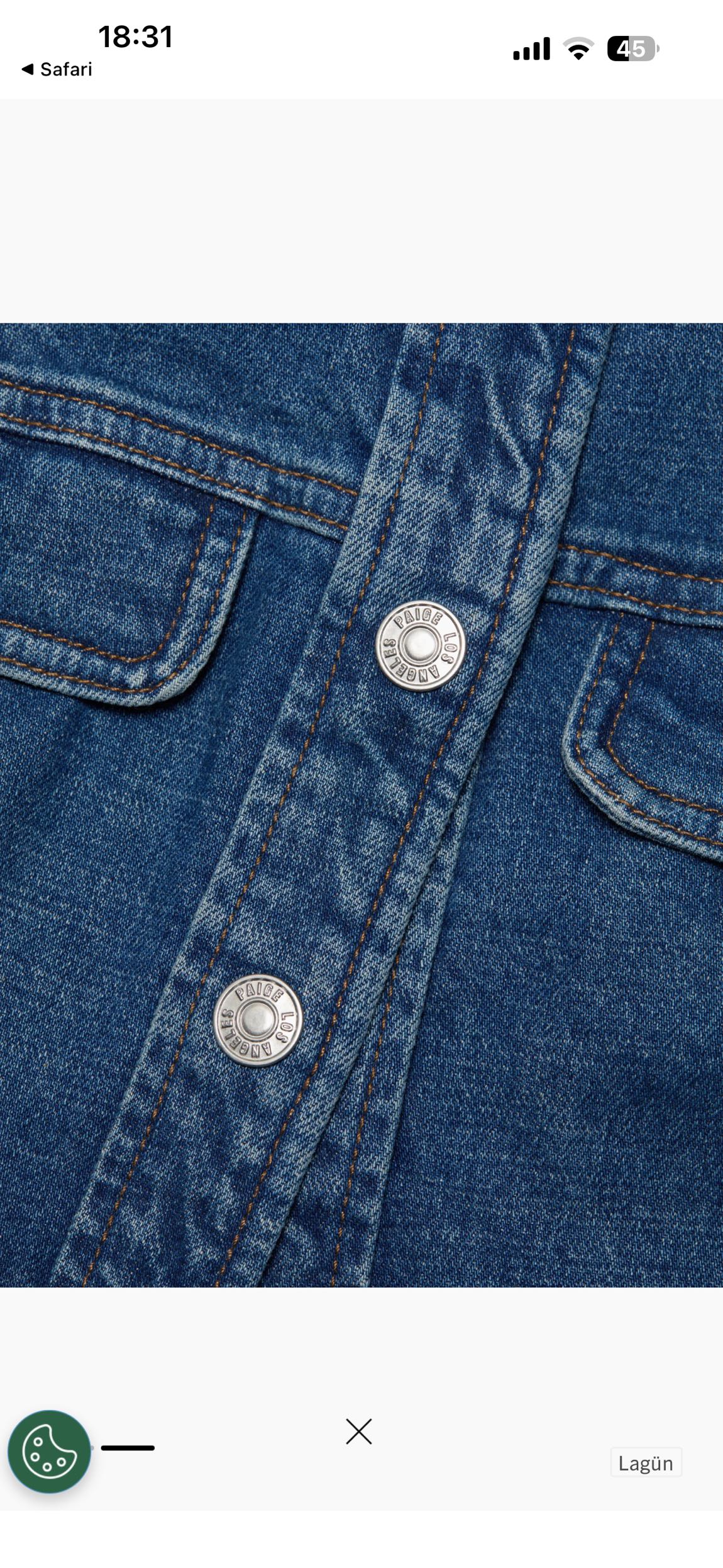 PAIGE Denim ceket Gömlek — görsel 4/11
