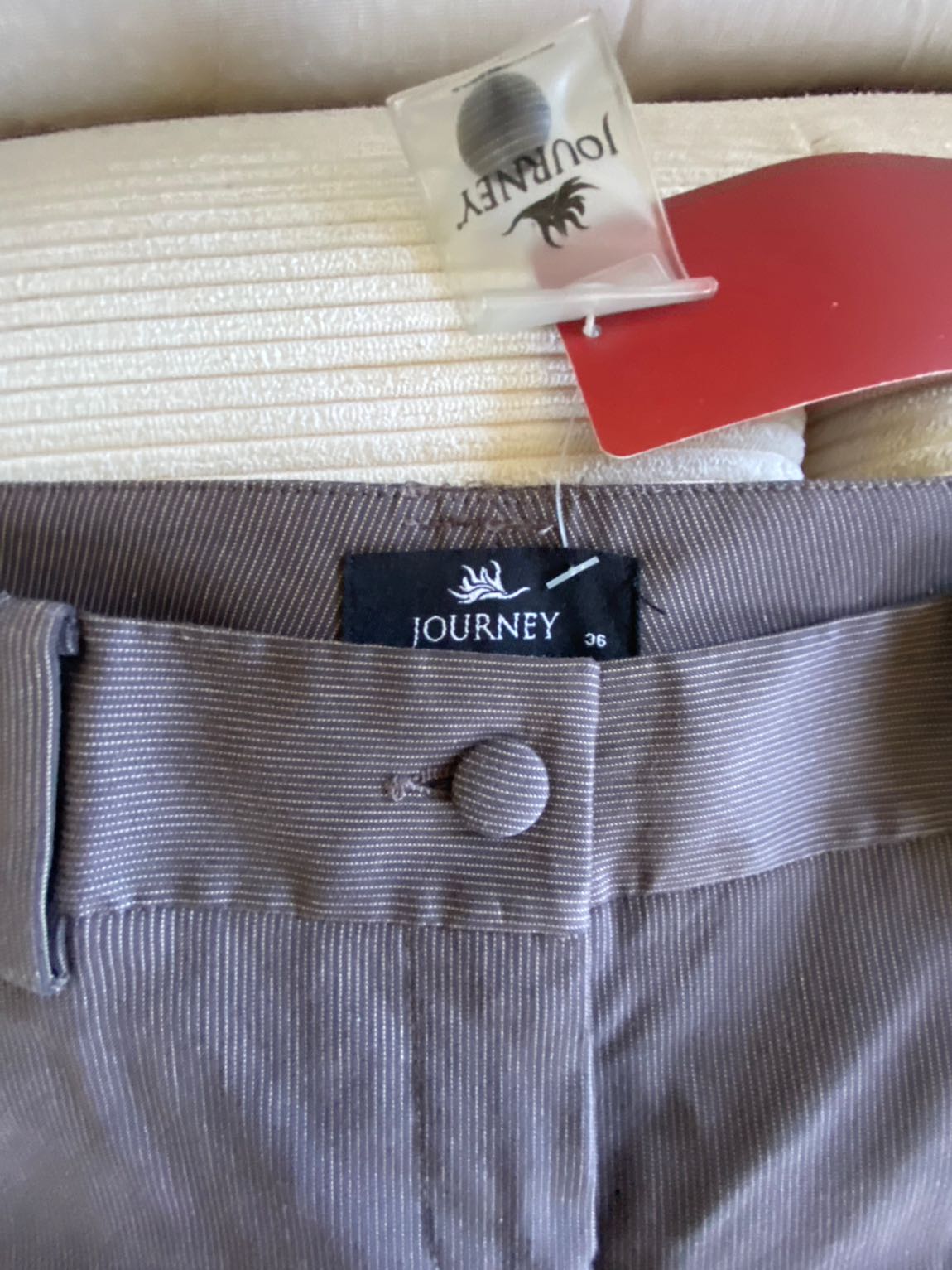 Journey Kahverengi kumaş pantolon — görsel 3/7
