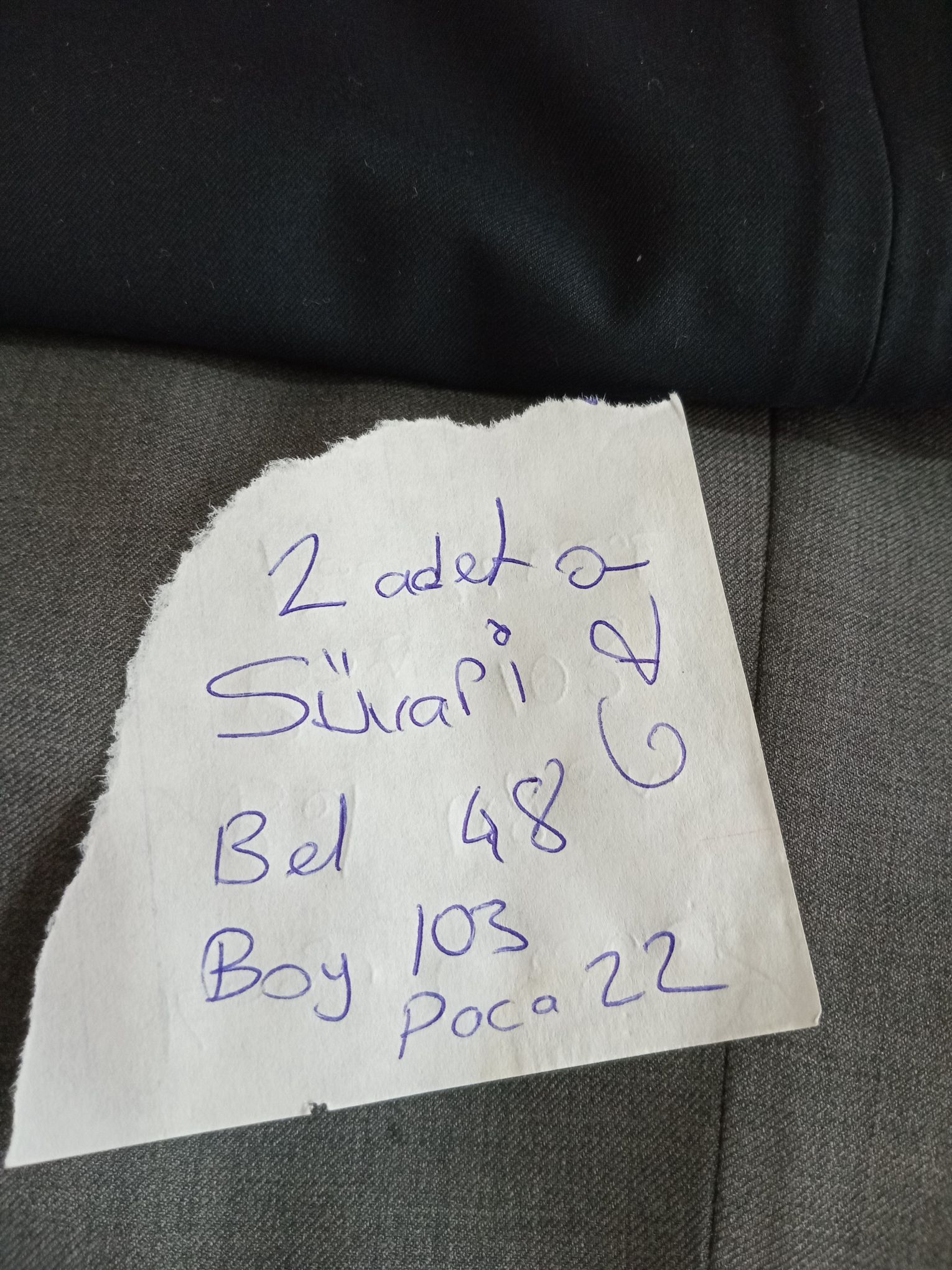 kumaş pantolon tek ürün fiyatı — görsel 3/3