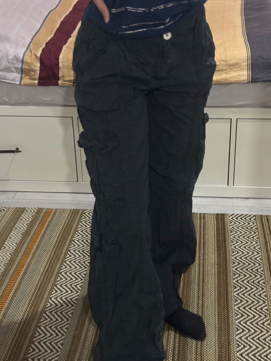Siyah Kargo Pantolon — görsel 3/10