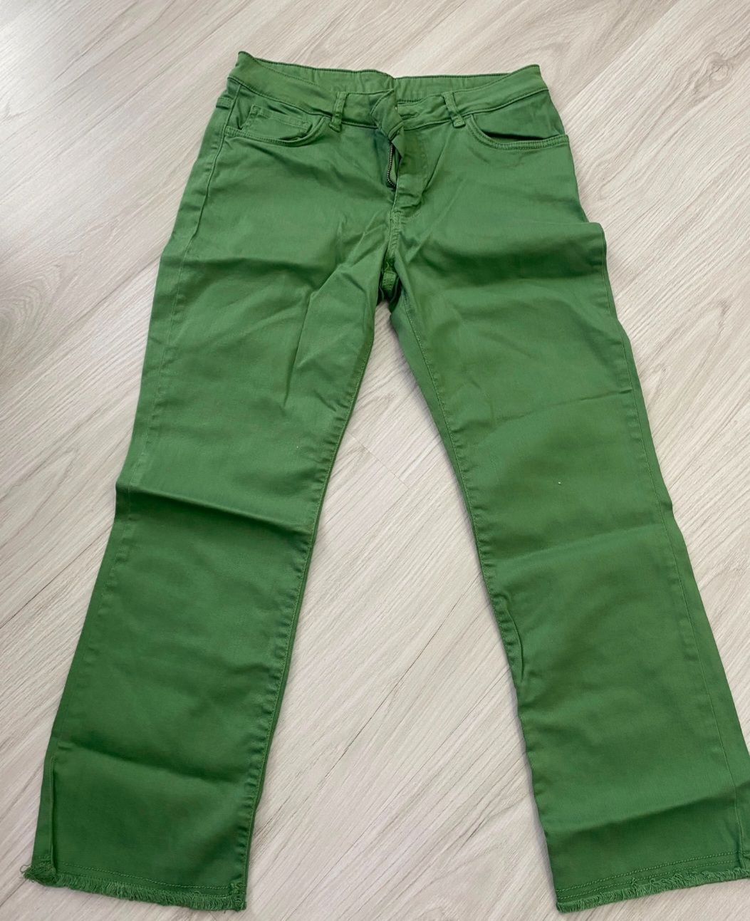 Kaliteli Yeşil Kadın Jean Pantolon — görsel 3/4