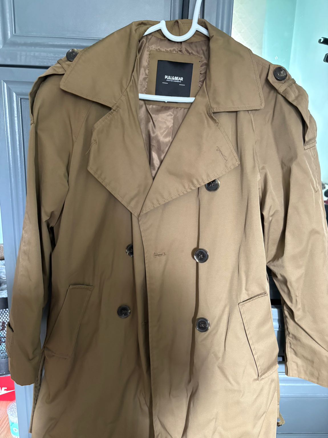 Pull & Bear Taba Trençkot — görsel 3/5