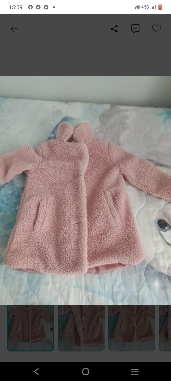 Pembe Peluş Kaban — görsel 3/3