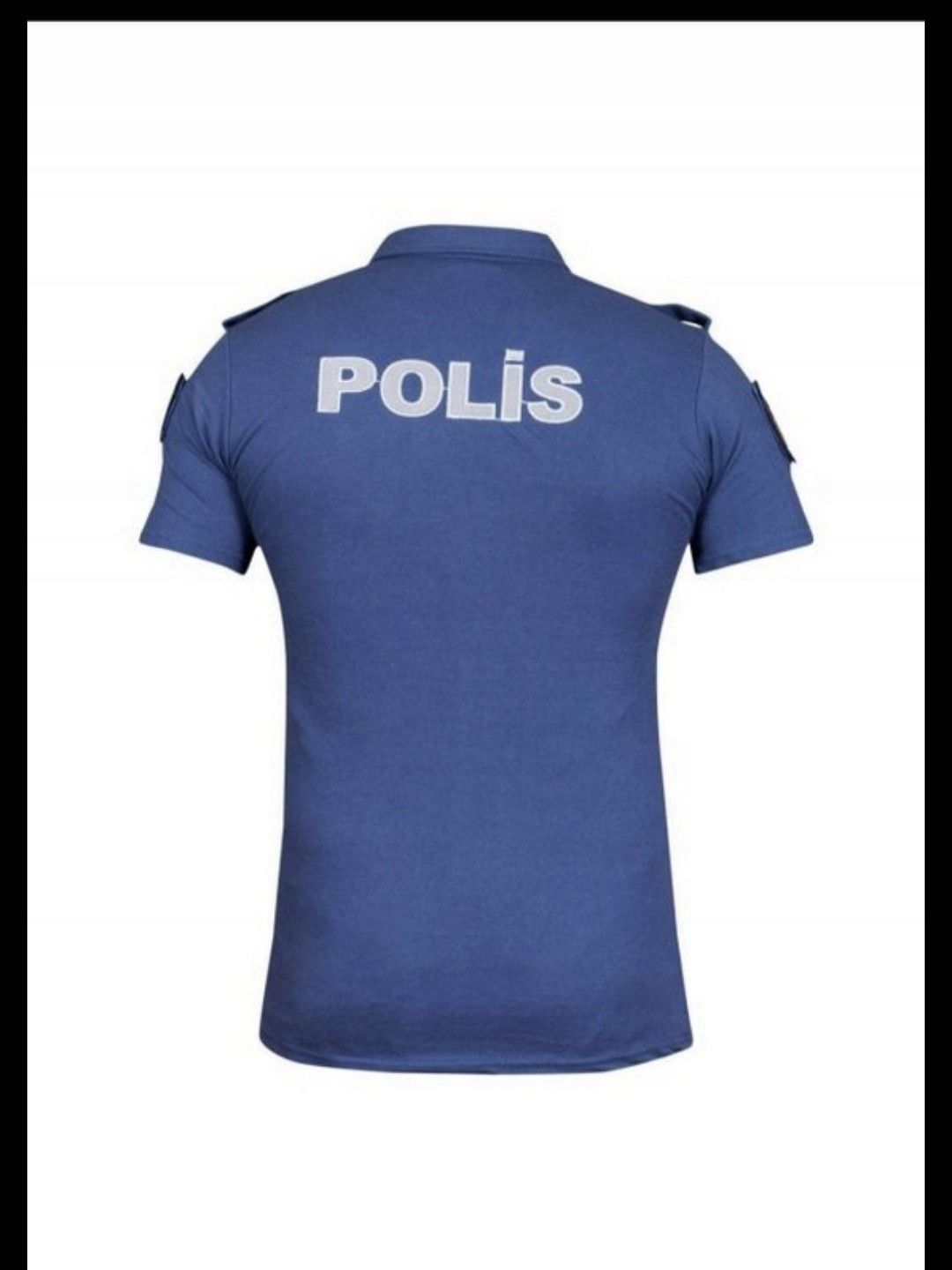 Lacivert Polis Polo Yaka Tişört — görsel 2/5