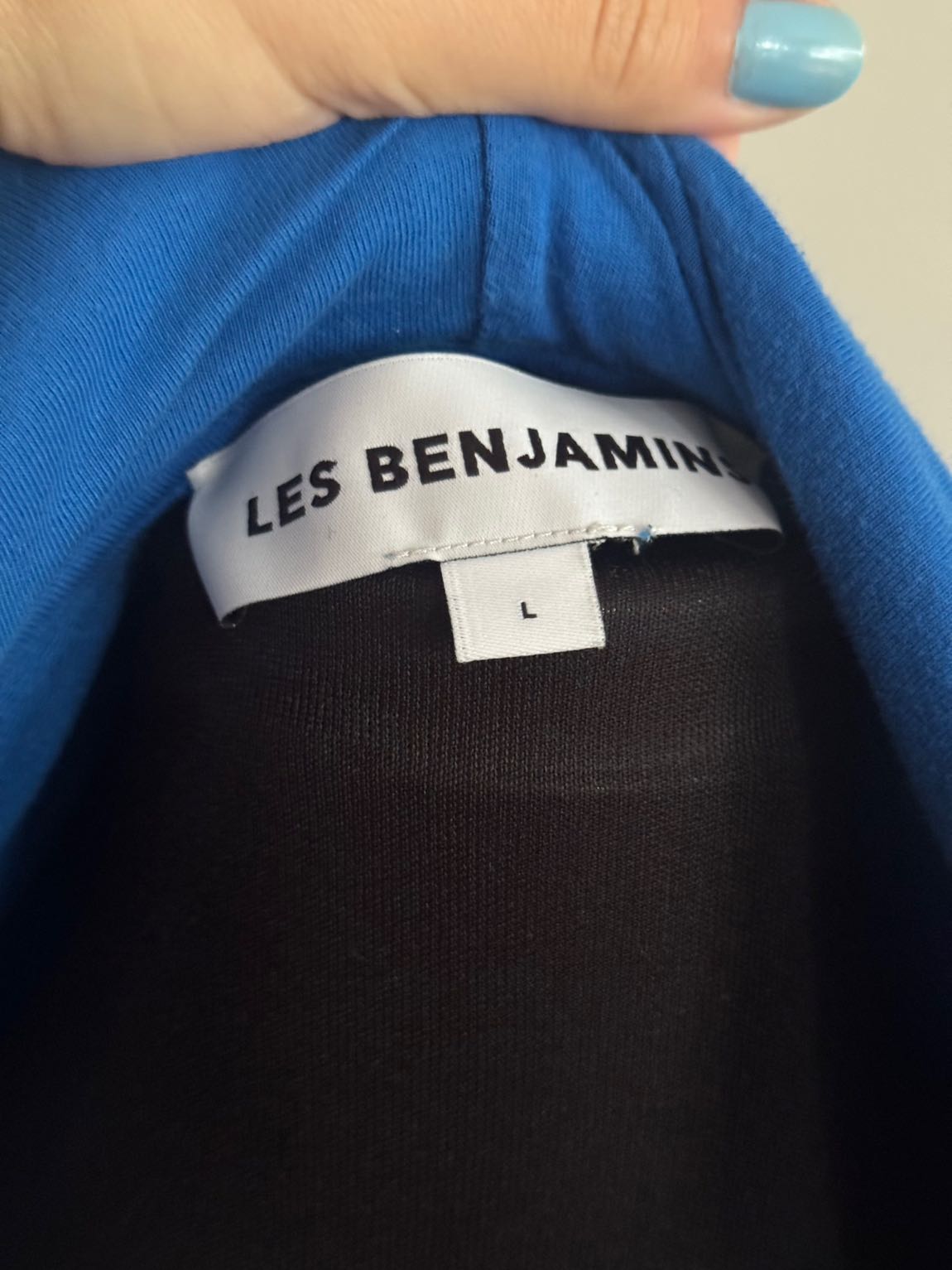 Orjinal Les Benjamins Mavi Hırka SIFIR — görsel 4/4