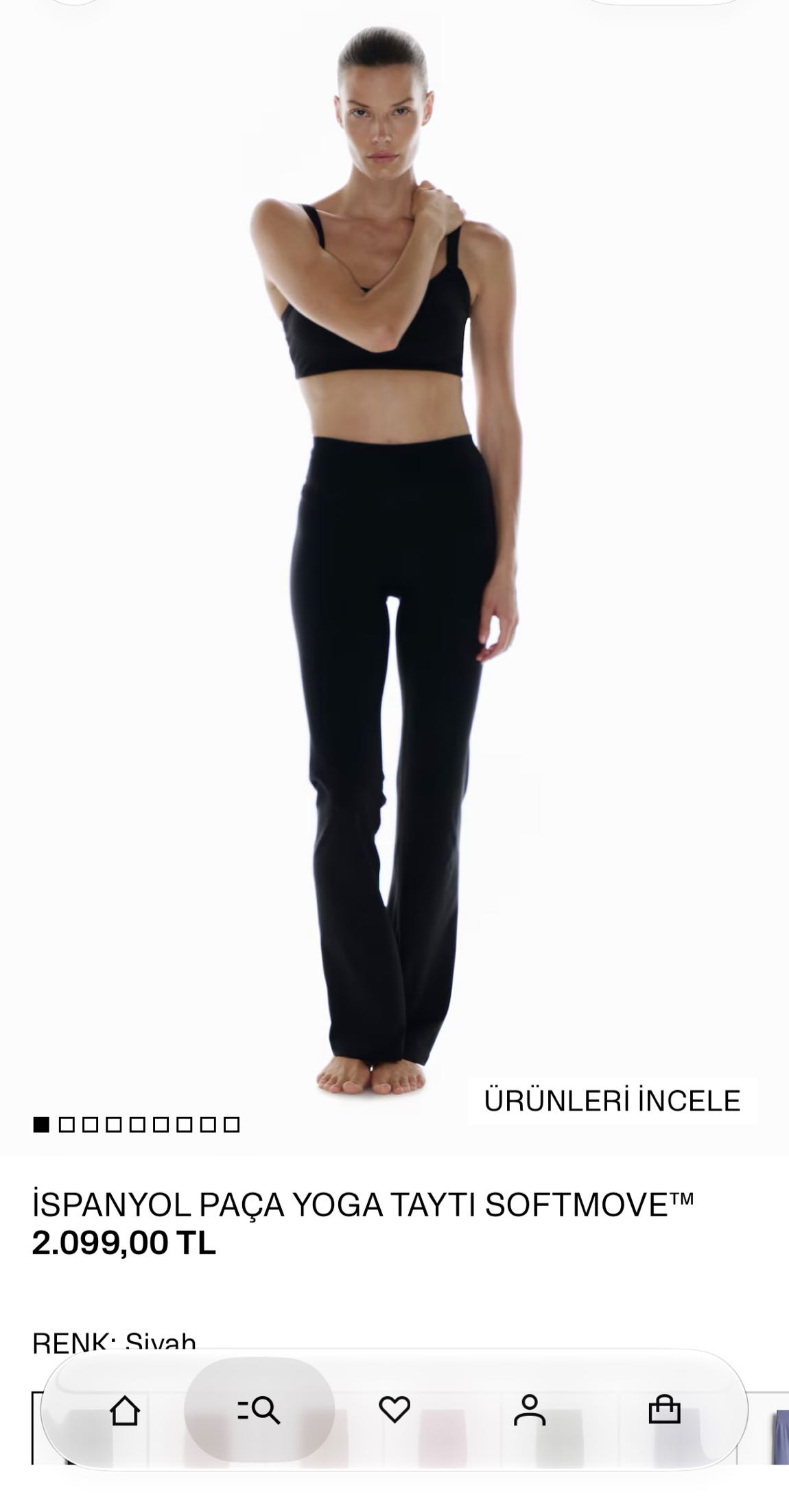 h&m softmove flare paca tayt — görsel 4/4