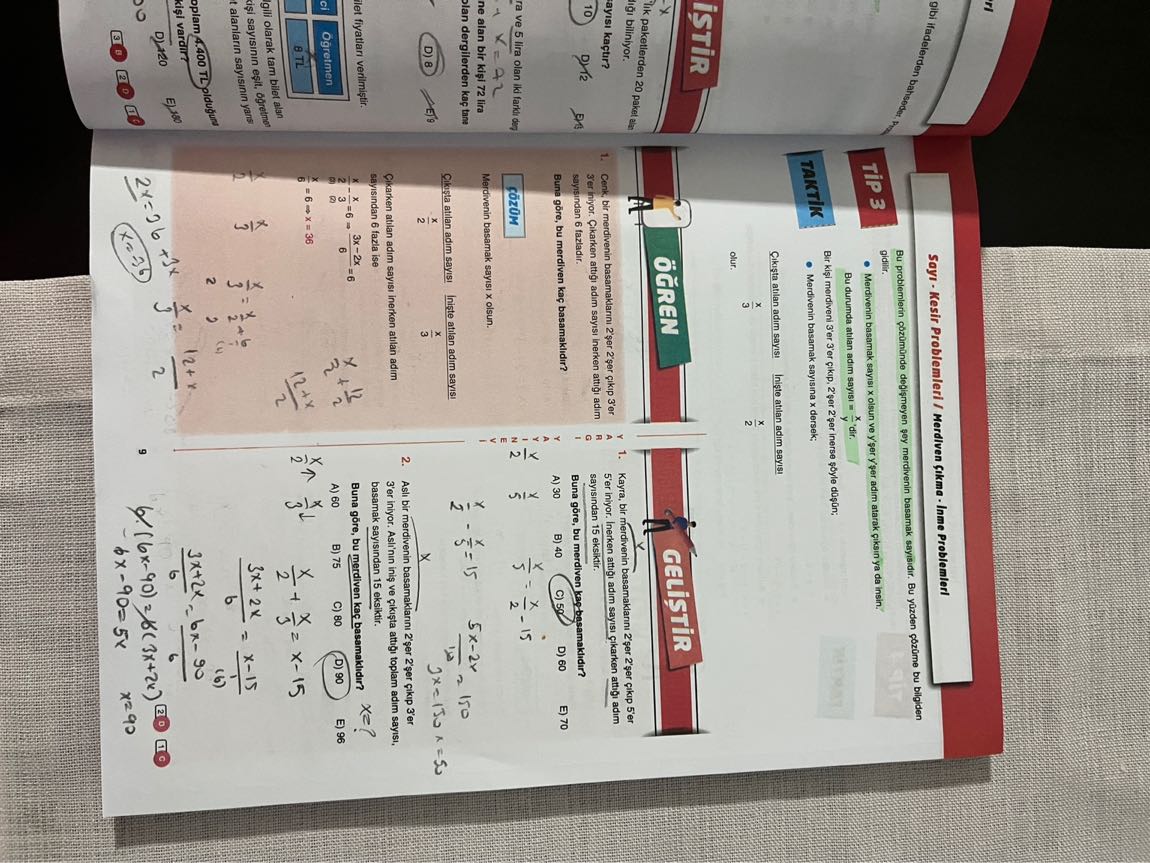 Problem Taktikleri Soru Bankası — görsel 2/5