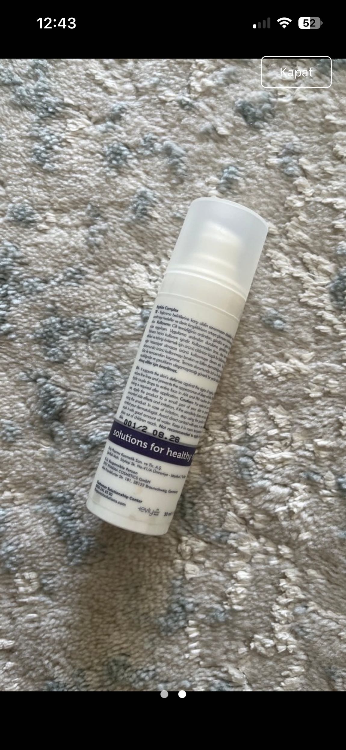 Peptit Kompleksi Serum — görsel 2/2