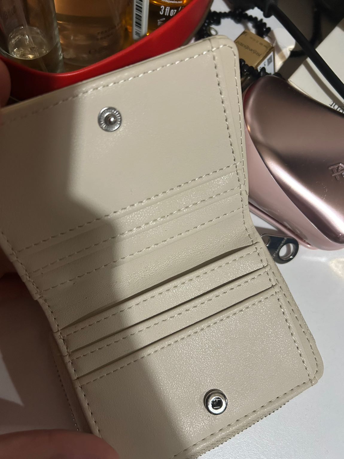 Stradivarius Krem Cüzdan — görsel 3/4
