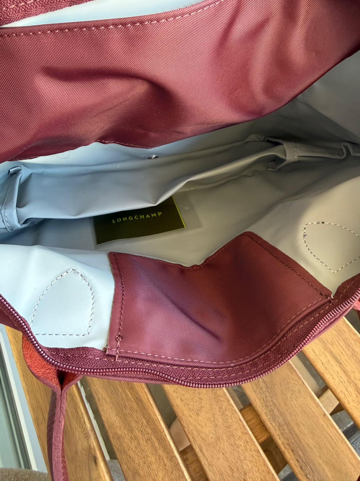Longchamp M bordo — görsel 5/6