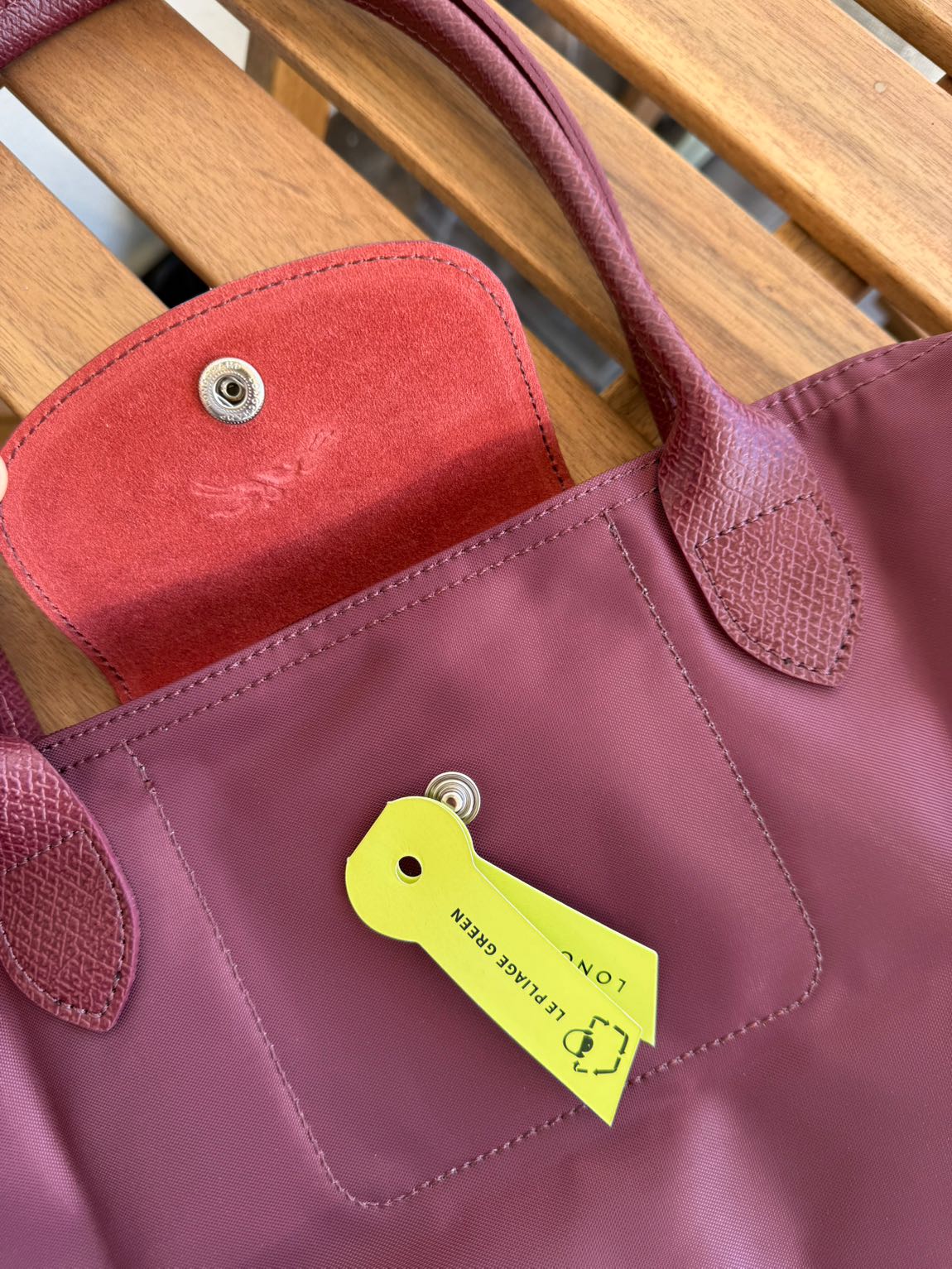Longchamp M bordo — görsel 4/6