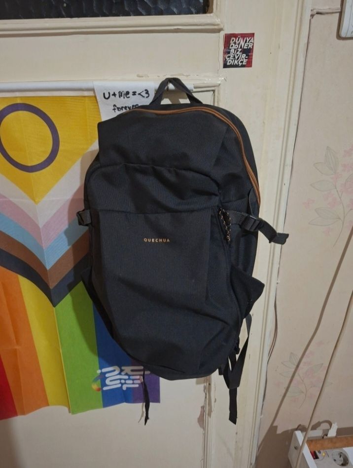 Quechua Siyah Outdoor Sırt Çantası - 20L — görsel 2/8