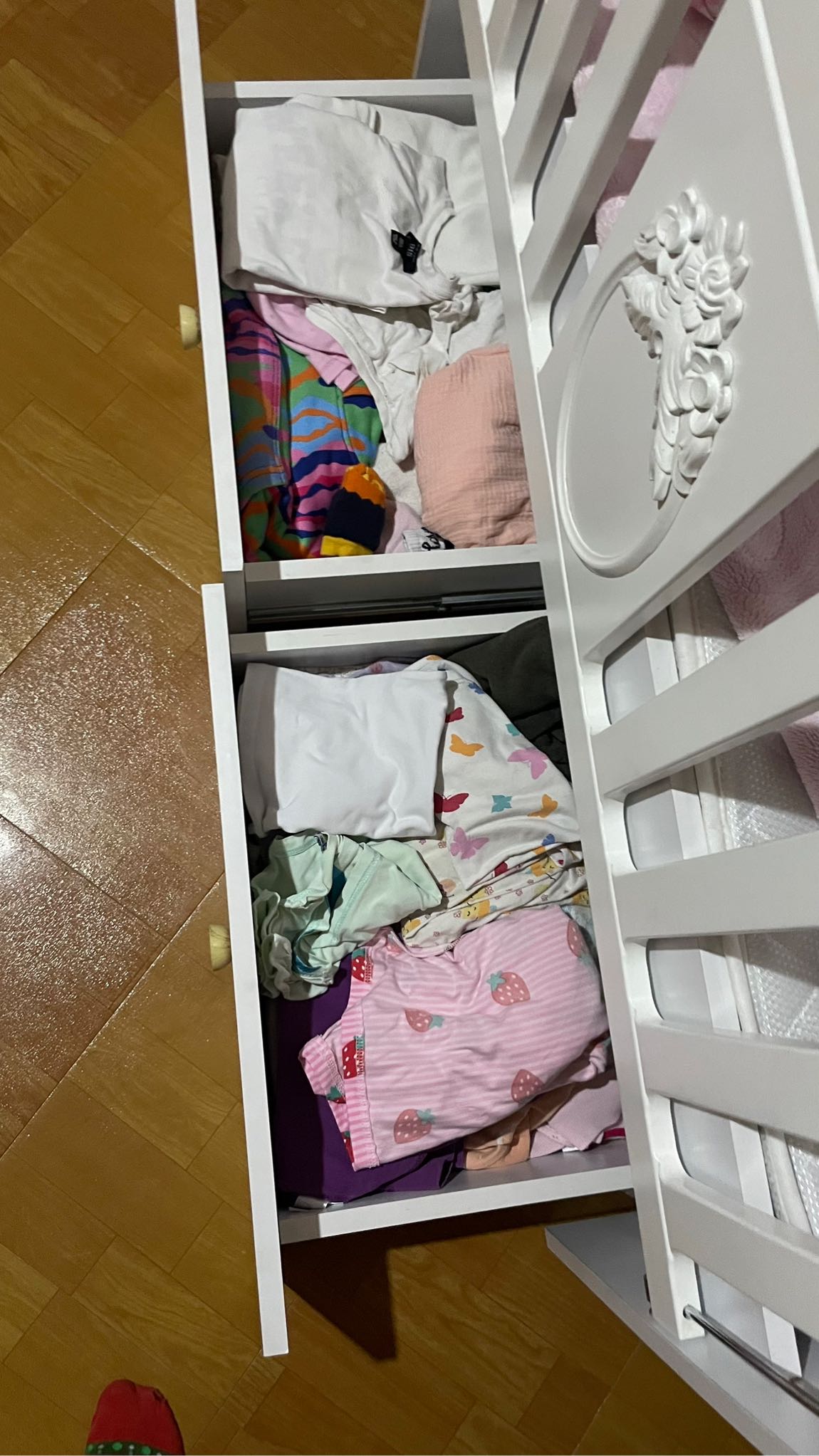 Beyaz mobilya bebek yatağı beşik — görsel 8/8