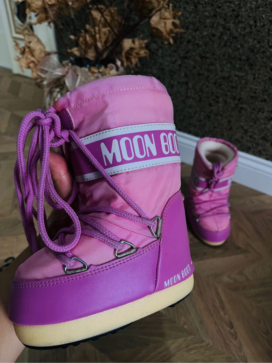 Moon Boot Pembe Kar Botu 23 24 25 26 — görsel 5/6